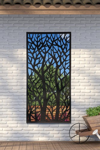 Large rustic metal - large, rectangular