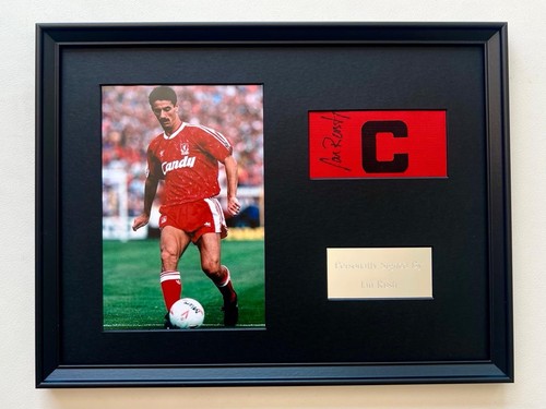 Hand signed ian rush framed - signed,