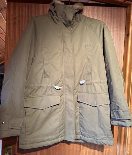 Zara khaki parka - zara,