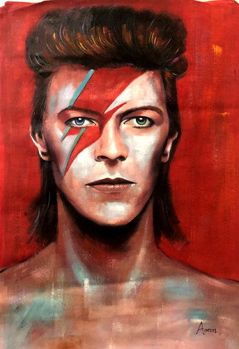 David bowie oil - david,