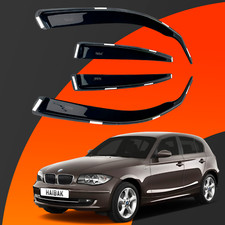 BMW 1 Series E87 5 Doors 2004-2011 4pcs Haibak Wind Deflectors Tinted