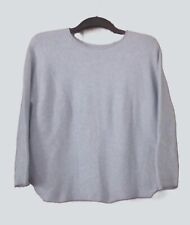Ladies pale grey jumper, machine knit, seamless, size Large, maternity wear
