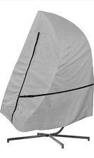 Patio Hanging Egg Chair Cover Double Seat , 600D Heavy Duty Waterproof Outdoo...