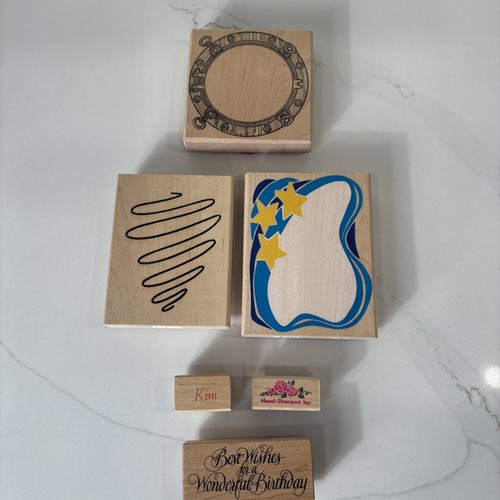 6vintage mixed rubber stamp - 6vintage,