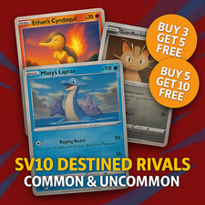 Pokémon TCG Destined Rivals SV10 Common & Uncommon NM/M – Choose Your Card