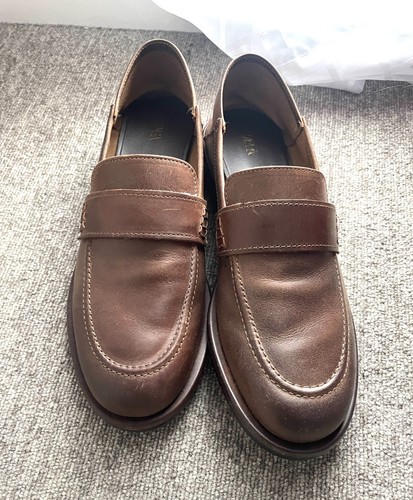 Womens brown leather zara - brown,