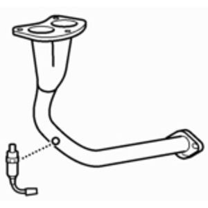 Quality front exhaust - exhaust, down