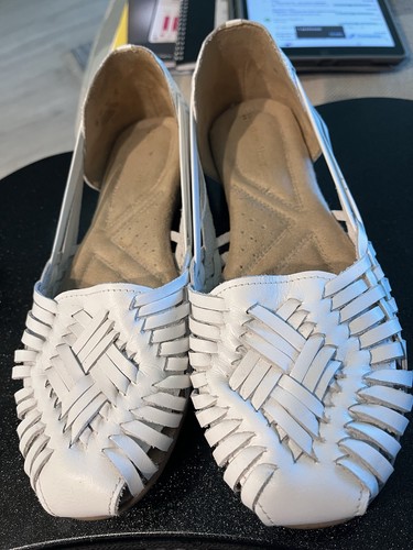Naturalizer white woven - white,