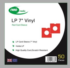 Pack of 50 Red 7" LP Vinyl