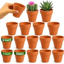 16 Pack Terracotta Plant Pots