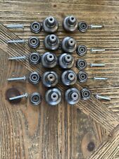 Brushed pewter effect door knobs