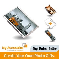 Acrylic Photo Fridge Magnet Blank Picture Frame Clear Personalize Image Insert