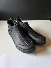 Mens Bogs Digger Rubber Ankle Boots, Wellies in Black, Size Eur 45.  UK 10.5