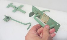 Retro Iron Door Latch Lock Lever Handle Old Gate WC Barn 7"W