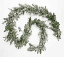 9' Flocked Fairy Light Color