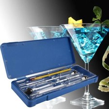 3Pcs Hydrometer Alcohol Meter Vinometer Tester With Thermometer Gadget FAST UK
