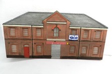 BACHMAN SCENECRAFT HALF RELIEF FACTORY BUILDING - RESIN 00 GAUGE