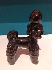 Vintage Black Poodle Ceramic