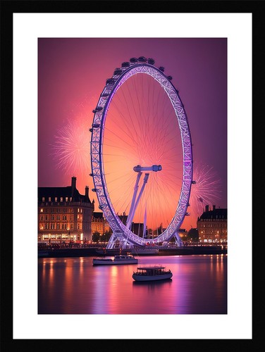 Intimate london skyline framed - intimate,