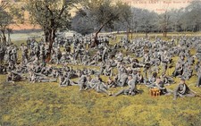 POSTCARD   MILITARY   ROYAL   SCOTS RESTING