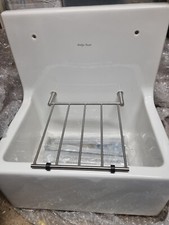 Armitage Shanks Alder Fine Fireclay Cleaners Sink 510mm L x 380mm W - White