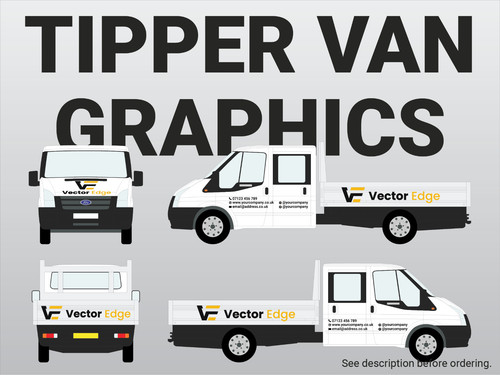 Custom tipper van signwriting - tipper,