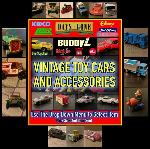 Vintage toy cars vans - toy,