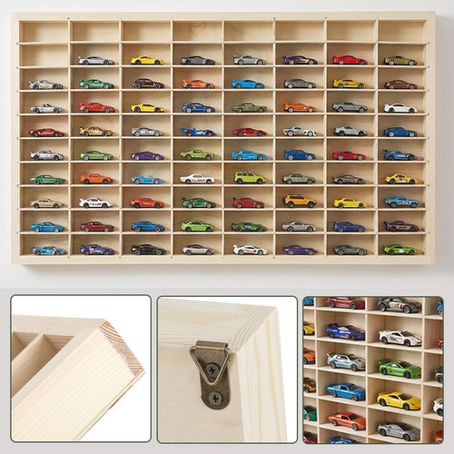 Grids wooden display case - 80,