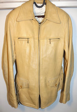 1940s Deerskin American made leather jacket, Conmar zipper