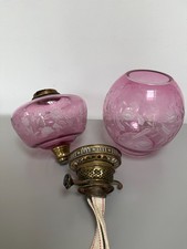 Antique pink cranberry etched - antique,