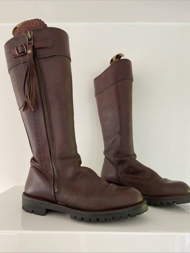 Classic spanish leather boots - spanish,