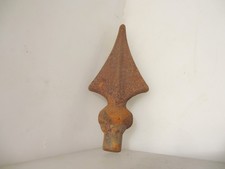 Antique iron finial - finial, top