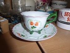 Limoges pretty cabinet cup and saucer set