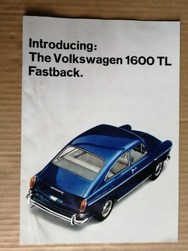 The volkswagen 1600tl - volkswagen, fastback
