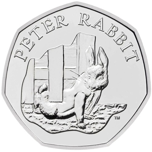 2020 peter rabbit 50p coin - 50p,