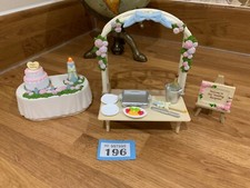 Sylvanian families wedding party  set working cake table excellent cond ❤️