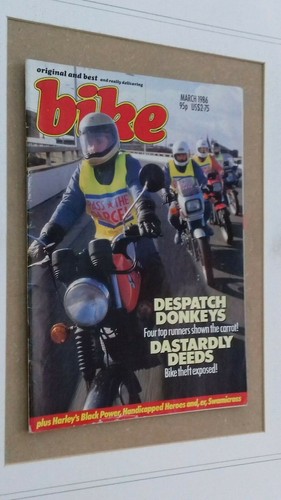 Bike magazine march 1986 honda - bike,