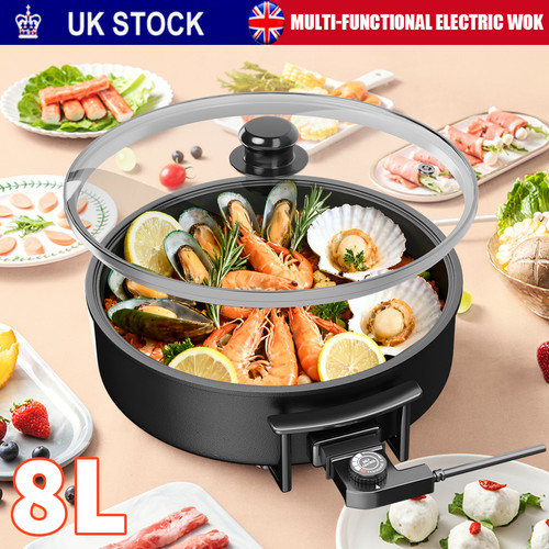 Electric frying pan with - frying,