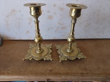 Antique Solid Brass Candle