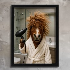 Shetland Pony Bathroom Wall