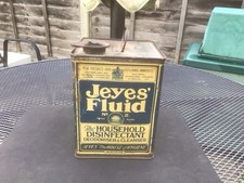 Vintage Jeyes  Fluid One Gallon Oil Can.
