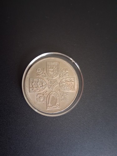 Coronation five shilling coin - coronation,