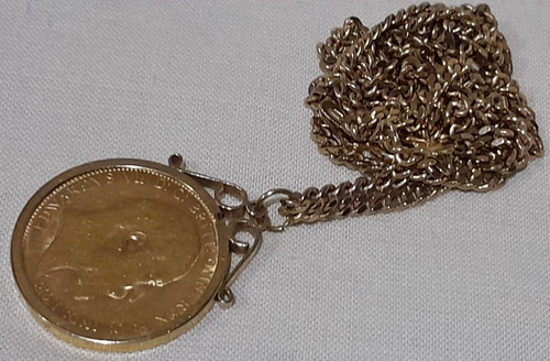 22ct gold full sovereign 1908 - 22ct,