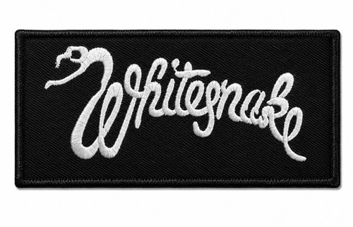 Whitesnake embroidered patch - embroidered,