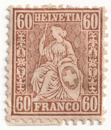 Switzerland 1862 60c bronze - 1862,