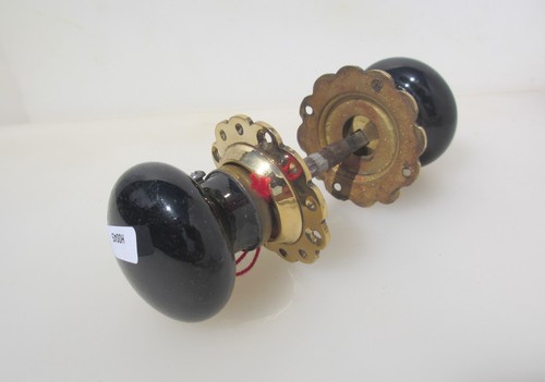 Antique ceramic door knobs - antique,