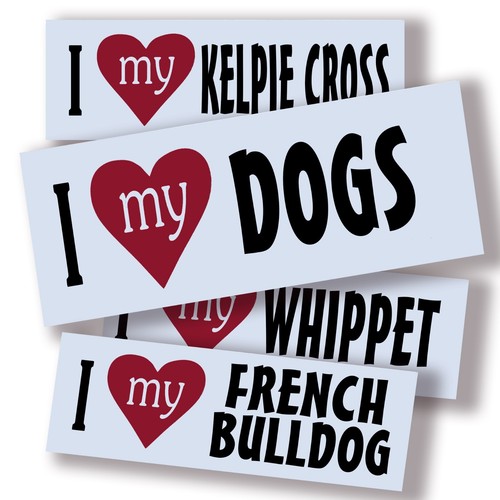 Love dog fun bumper - my,