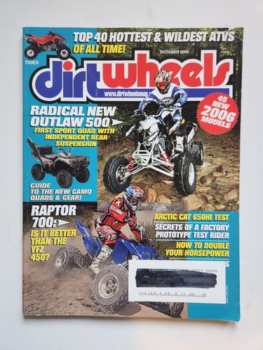 Dirt wheels magazine october - wheels,