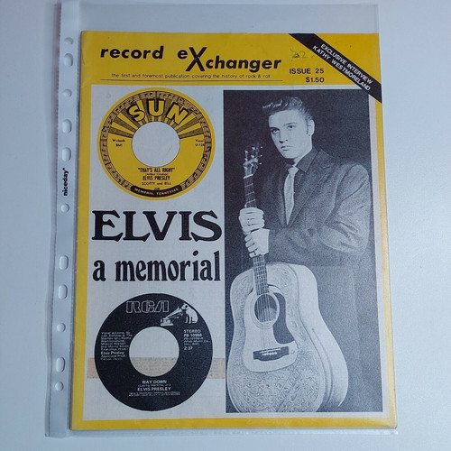 Elvis presley record - record, exchanger