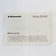 Genuine 2008 Kawasaki Ninja ZX-6R / ZX600R9 / English Owners Manual 999861449